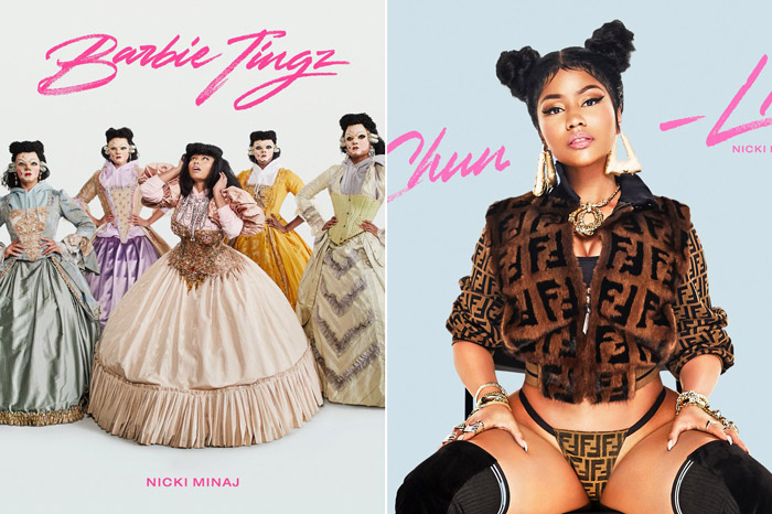 Nicki Minaj's Barbie Tingz and Chun-Li Album Art